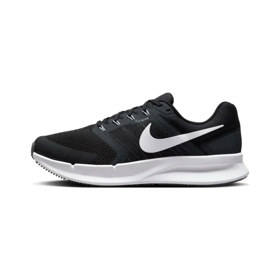 NikeRun Swift 3 Men\'s Running Shoes Anti-Slip Low Top Sneakers Breathable Black Sneakers DR2695-002