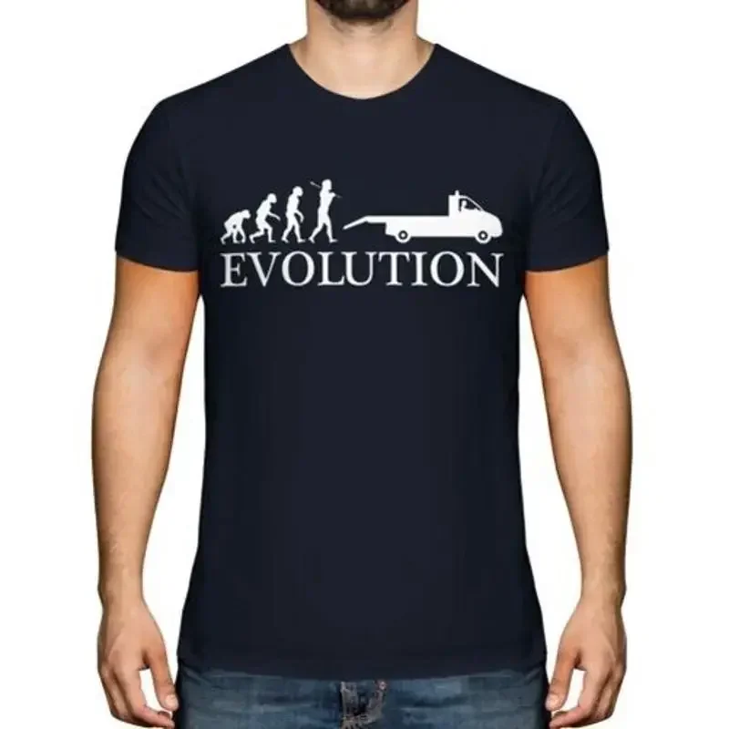 Evolution Of Men's Truck Recovery T-Shirt Gift Driver Truck