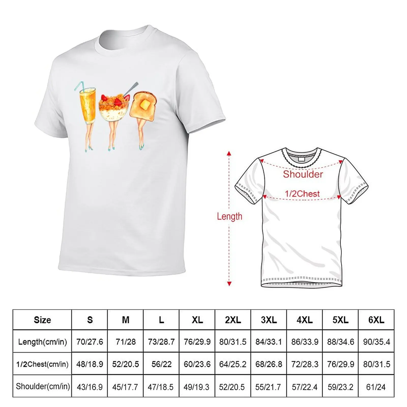 Breakfast Pin-Ups T-Shirt hippie clothes funny meme t-shirts mens t shirt graphic