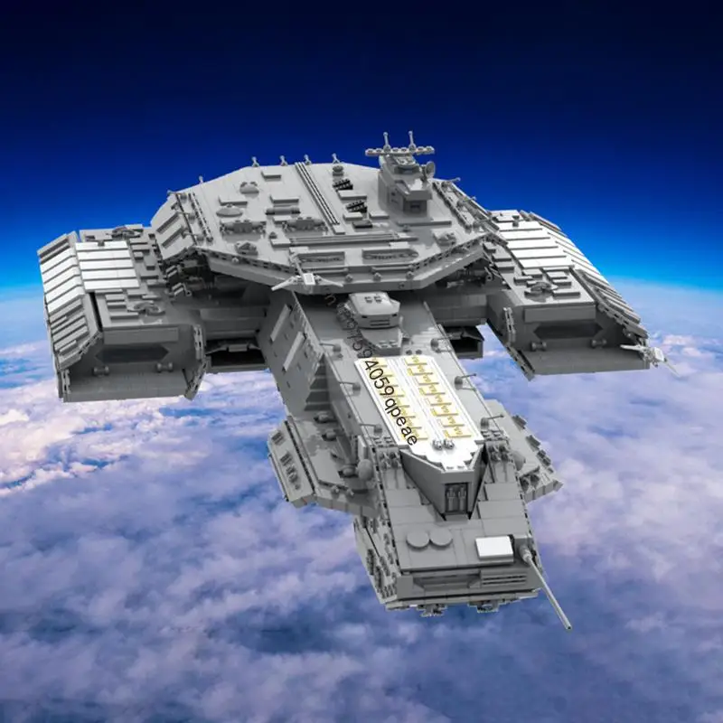 

New 9360Pcs Popular Space Technology Series Moc Heavy Uss Daedalus Model Custom Puzzle Diy Creative Ideas Kid Toy Birthday Gift