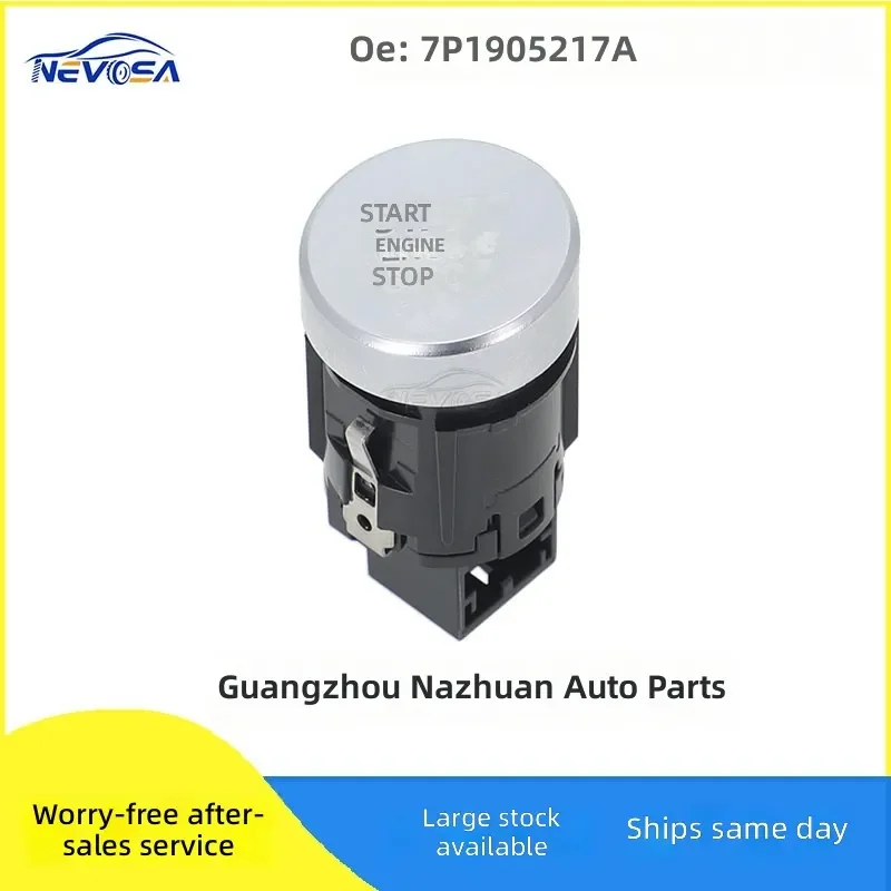 For VW Touareg Engine Start Stop Ignition Switch Button 7P1905217B Auto Parts One Key Push Starter Control