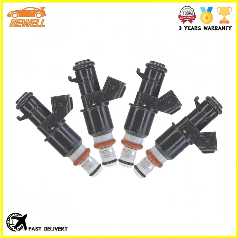 

4pcs 16450-RAA-A01 Fuel Injector For Honda Accord CR-V Elements 2004-2011 2.4L 16450RAAA01 16450-RBB-003 16450RBB003