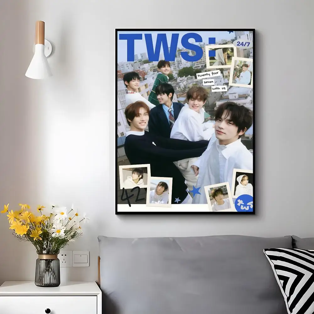 Kpop BoyGroup T-tws Poster Modern Luxury Wall Poster Home Decor Space Enhancer