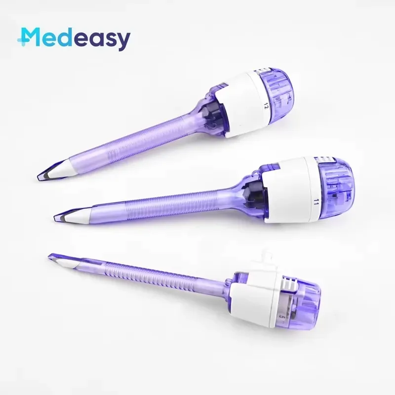 Hot Sale Medical Disposable Trocar With Knife Blade Single Use Blade Trocar for Surgery