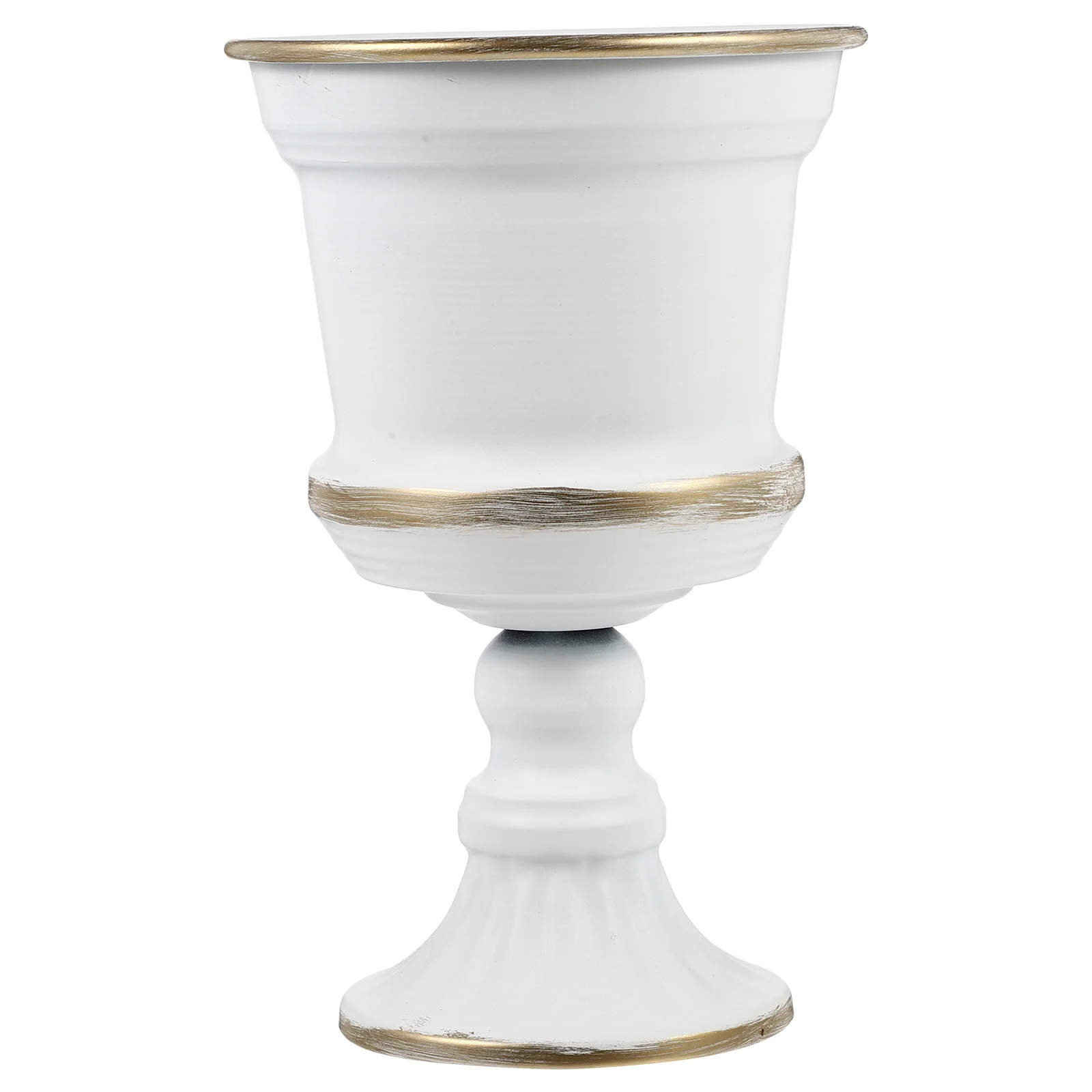 

Flowerpot Vases Gold Glass Wedding Decoration Iron High of Tables