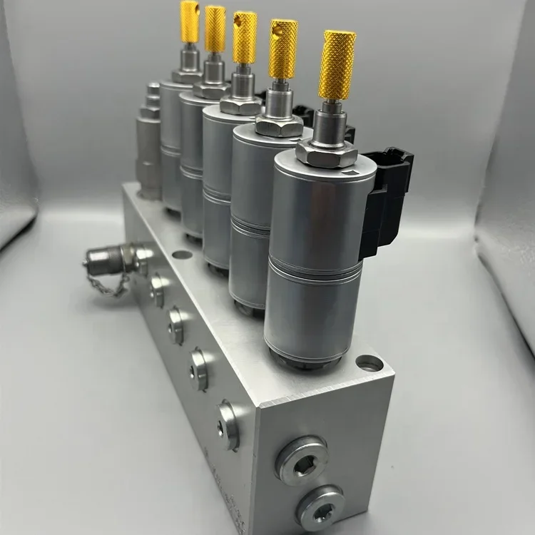 Mayroth High Quality Multi-way Valve Block OEM Aluminum Hydraulic Valve Block Assembly For Hydraulic Aerial Cage