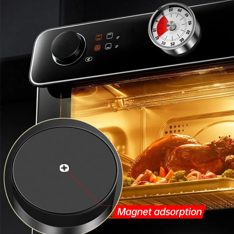 Mechanical Manual Digital Timer Magnetic Kitchen Timer Cooking Study Fitness Countdown Alarm Clock Gadget Kitchen Accesories