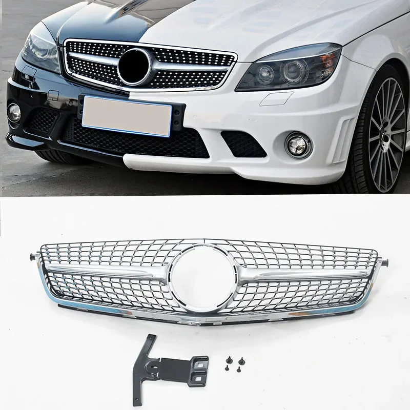 klt-A-232-C class front grilles for w204 C63 front bumper grille 2008 -2014