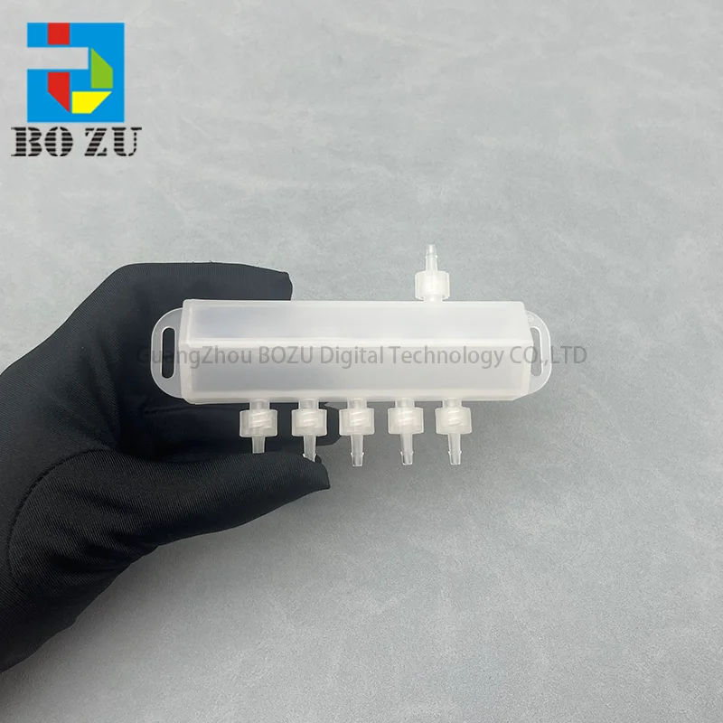 BOZU XP600 4720 I3200 Printhead DTF White Shunt Printer Ink Circulation Splitter Filter Buffer Bottle for xp600 dtf head printer