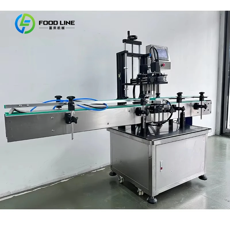 High Speed Customized Pneumatic Screw Pump Capping Machine for Plastic Thread Bottle Sealing Equipment