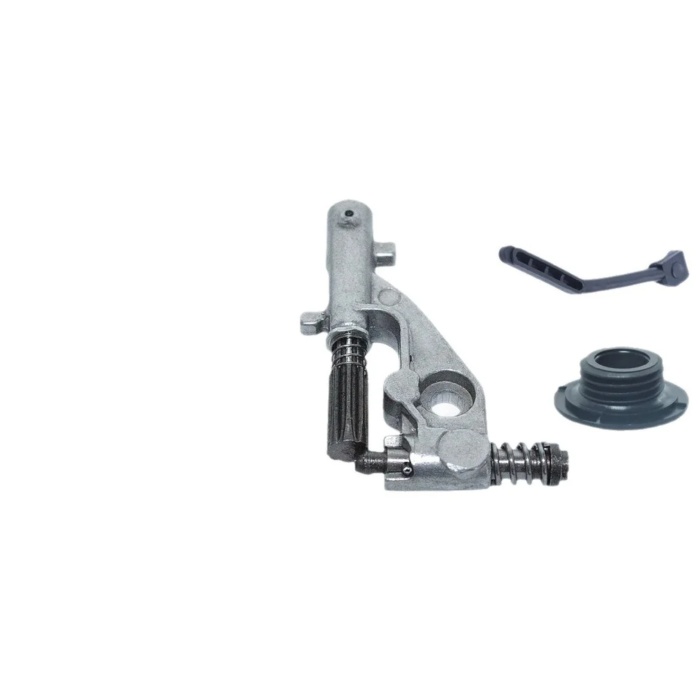 For 455E 460 For Chainsaw Oil Pump Kit Replacement Part 544180104 Metal Black Bar Chain Lubrication Tool Forestry Logging