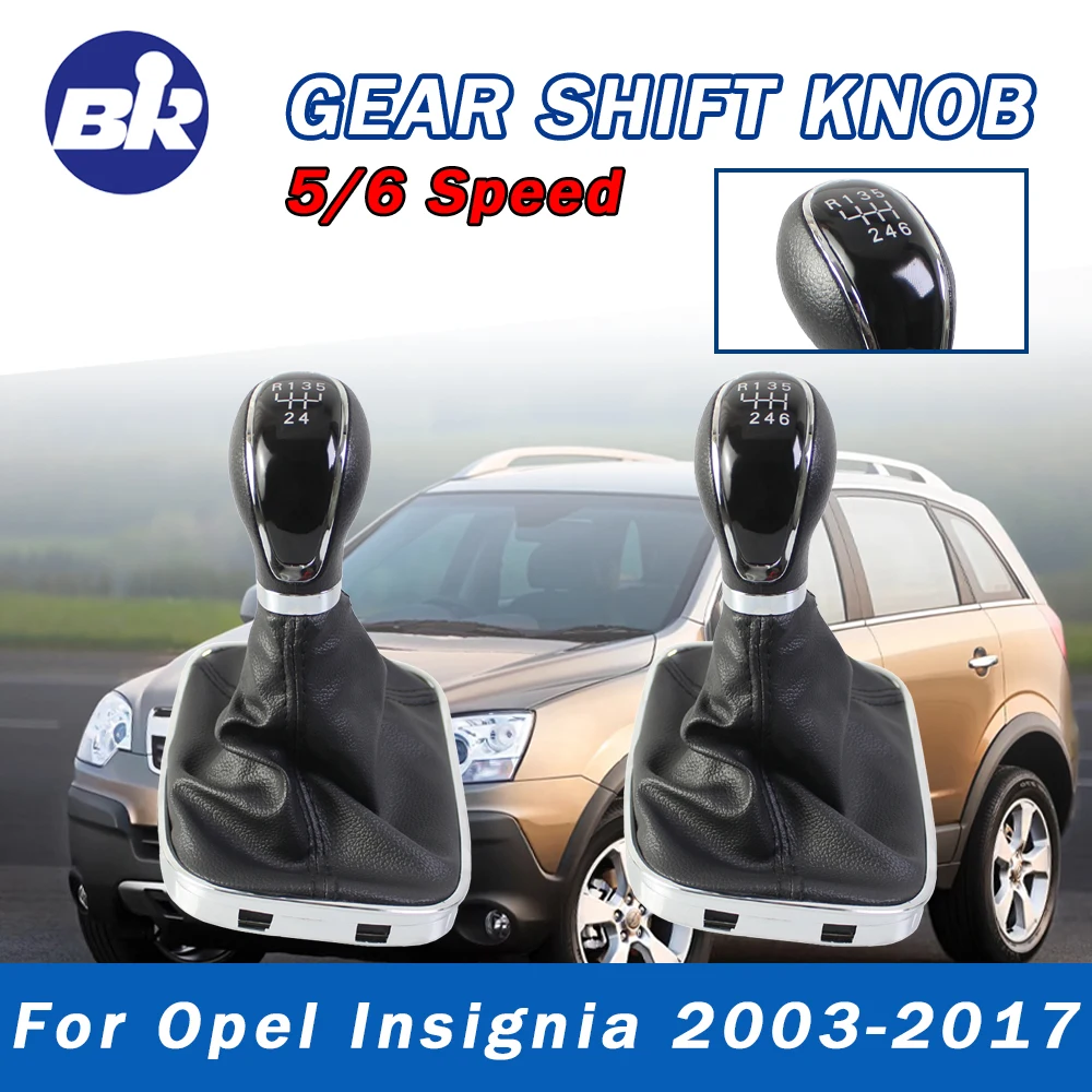 6 Speed Car Accessories Gear Shift Knob For OPEL VAUXHALL Insignia 2008 2009 2010 2011 2012 2013 2014 2015 2016 2017