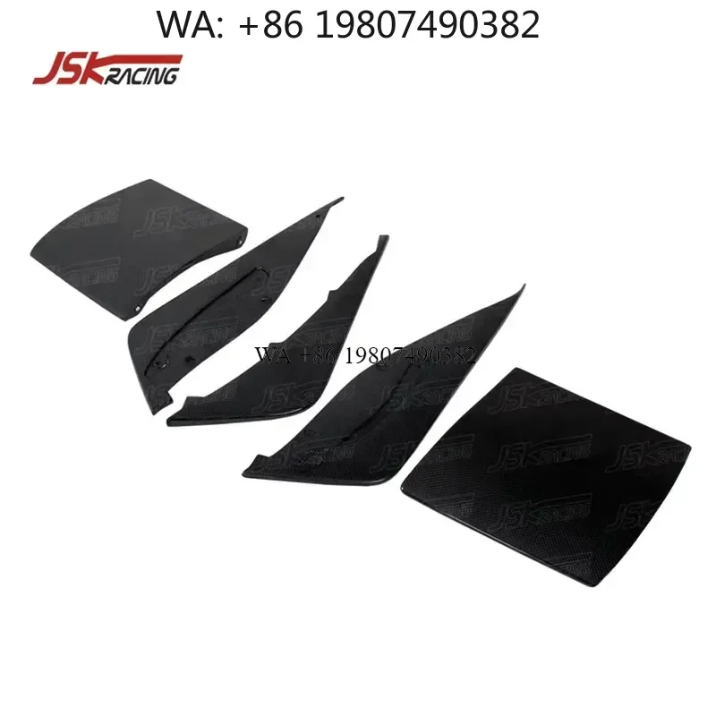 Wmwmnu Carbon Fiber Rear Diffuser for California T 2015-2017 Plain Weave Rear Lip Bumper Splitter Auto Body Kit