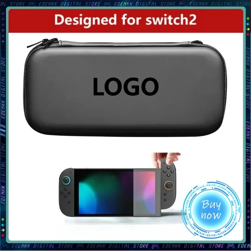 

New Slim Travel Carrying Case for 2025 Nintendo Switch 2 Accessories, Waterproof EVA Hard Shell Protective Storage Hand Bag NS 2