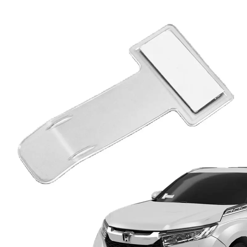 Clear Car Vehicle Parking Ticket Receipt Permit Card Holder Clip Sticker Windscreen Plastic Universal Car Accessories