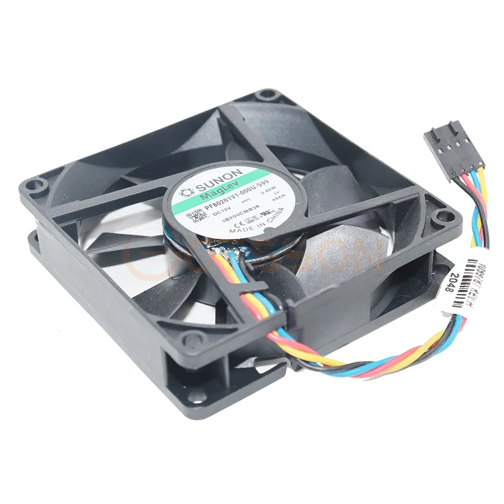 새로운 sunon PF80201V1-000U-S99 8020 8cm 80mm 80*80*20mm DC 12V 3.42W 서버 냉각 팬