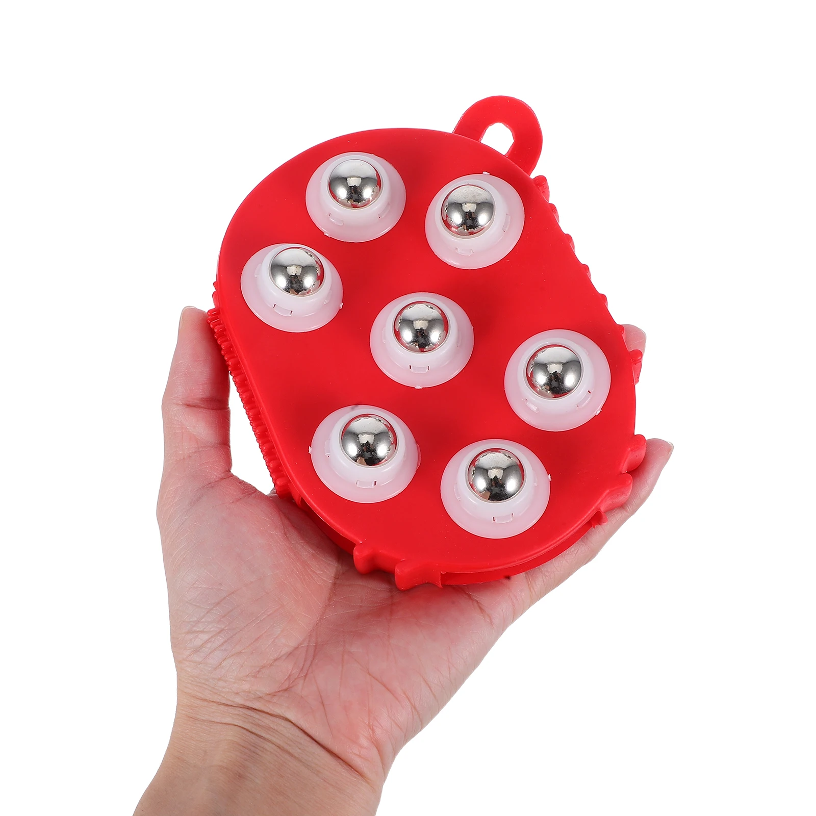 

2pcs Roller Bead Massager 4-Sided Body Scrubber For Shower Bath Back Leg Foot Arm Hand Neck Facial Skin Care Relief Portable