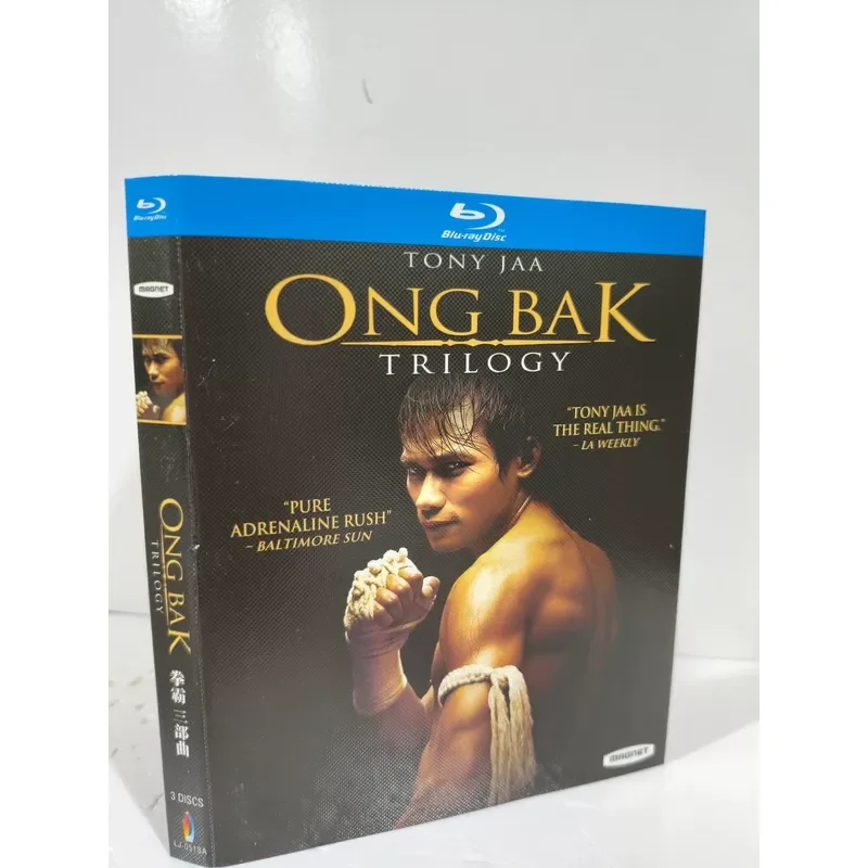 Boxer Trilogy Blu-ray Box Ong Bak Trilogy Three Complete Movies Collection Set