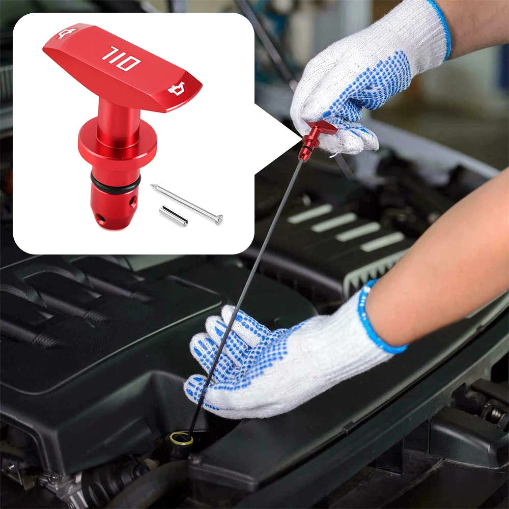 Car Oil Dipstick Pull Handle for Toyota Tacoma Tercel Tiara Van Venza Yaris Hiace Prius V Hilux Land Cruiser