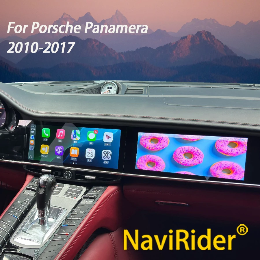 Yes Dual screen 128G For Porsche Panamera 2010-2017 Intelligent System Navigation GPS Car Radio Multimedia Player Carplay Auto
