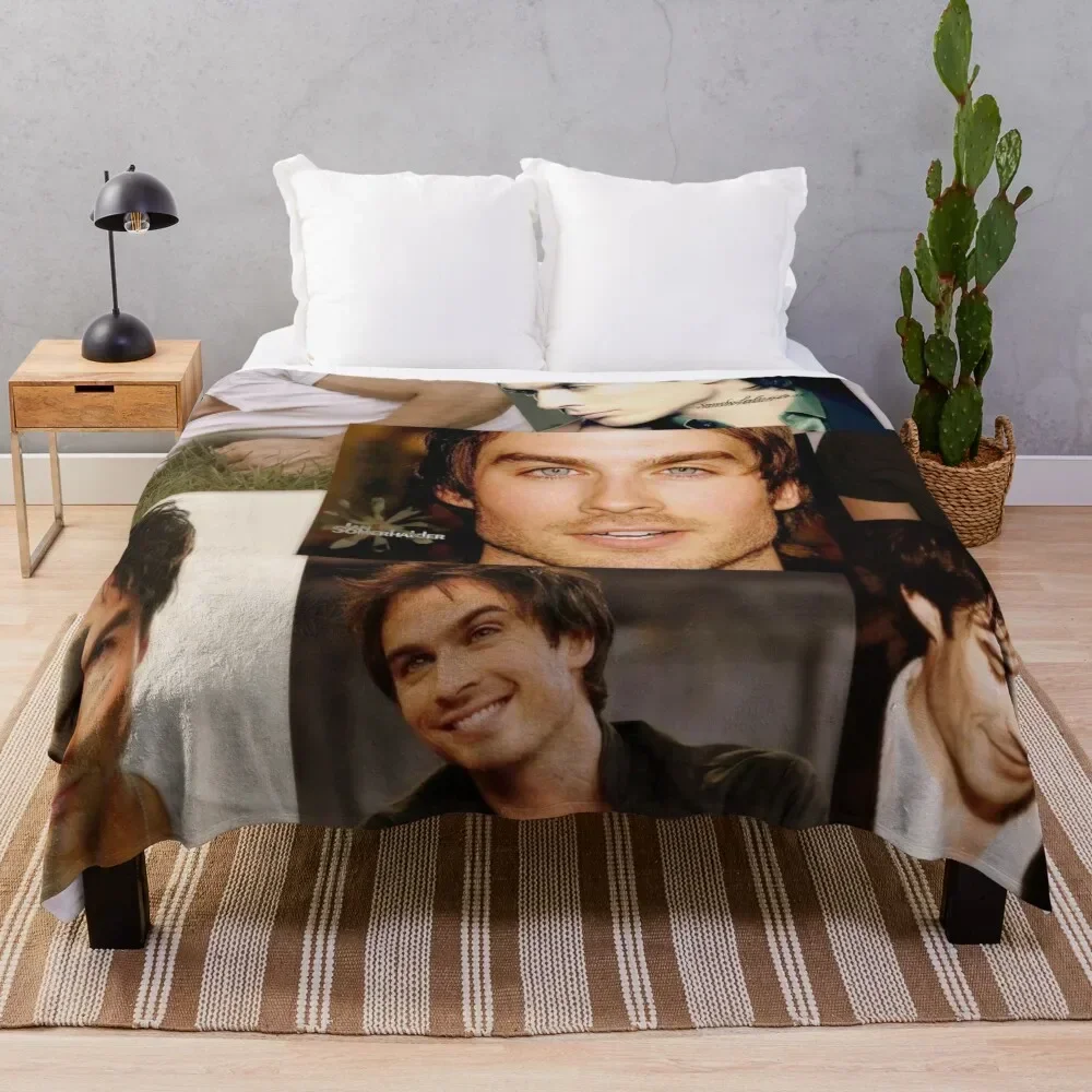 

Ian Somerhalder Throw Blanket Bed linens Soft Beds For Decorative Sofa Moving Blankets