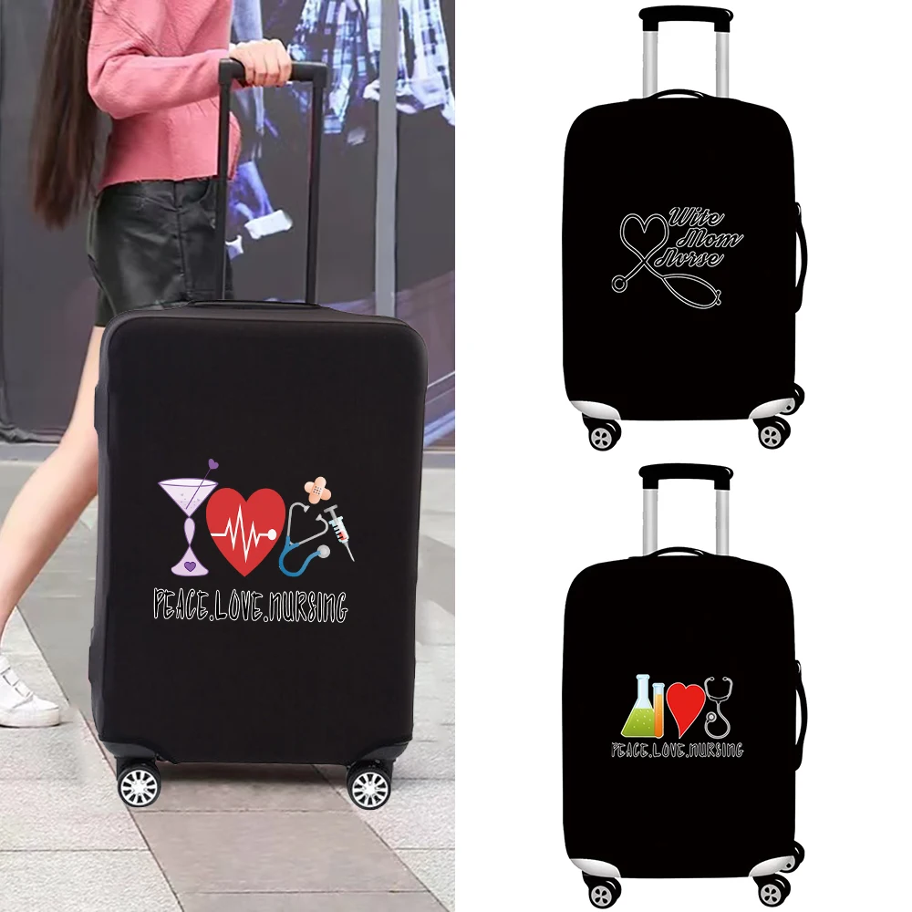 

Luggage Protector Cover 18 - 32 Inch Luggage Covers Trolley Case Nurse Series Portable Travel Outdoor Holiday Essentials Unisex