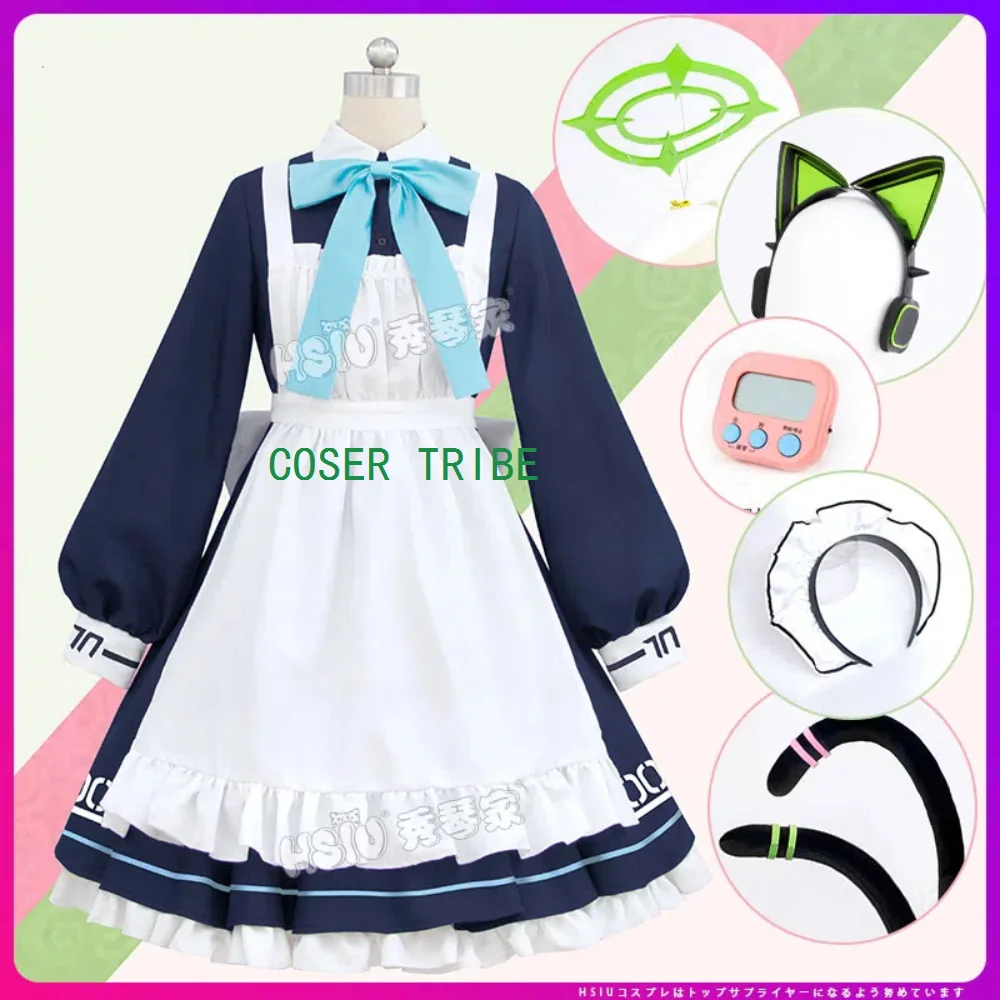 

Blue Archive Saiba Midori Saiba Momoi Dress Cosplay Costume Cos Game Anime Party Uniform Hallowen Play Role Clothes Clothing