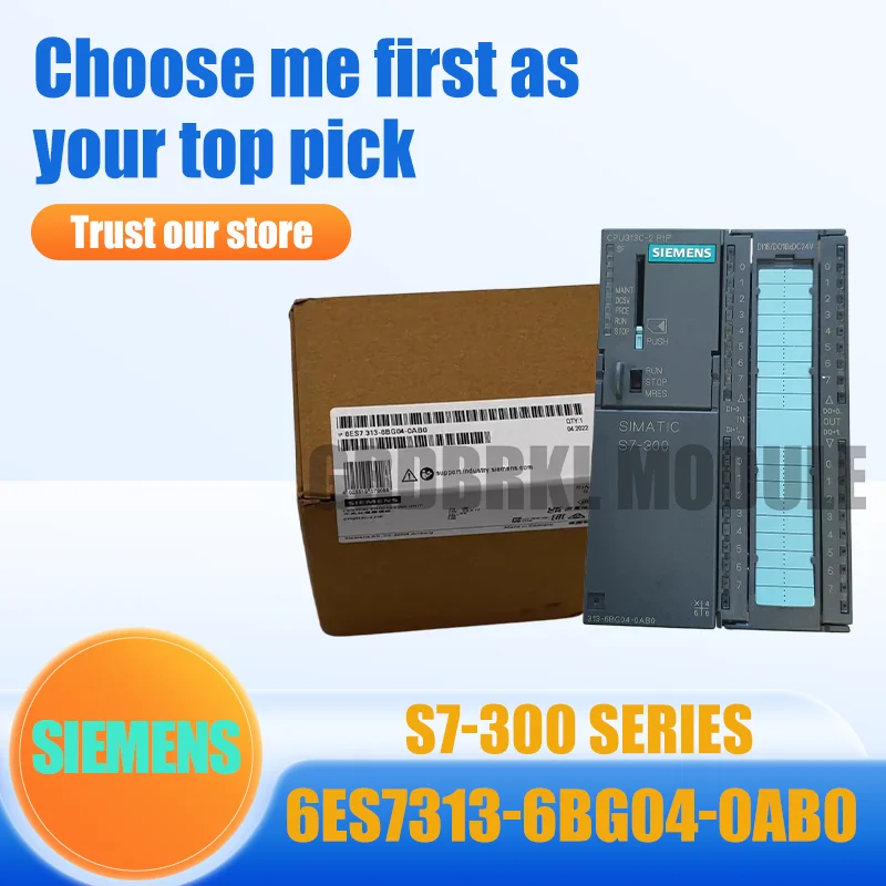 

New Original SIEMENS 6ES7313-6BG04-0AB0 6ES7313-6BF03-0AB0 S7-300 CPU313C Controller