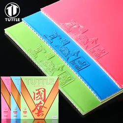 TUTTLE 1PC Table Tennis Rubber Multi-colored Pimples In Rubber ITTF Approved GUOTAO Ping Pong Bat Cover For 40+ Ball Competition