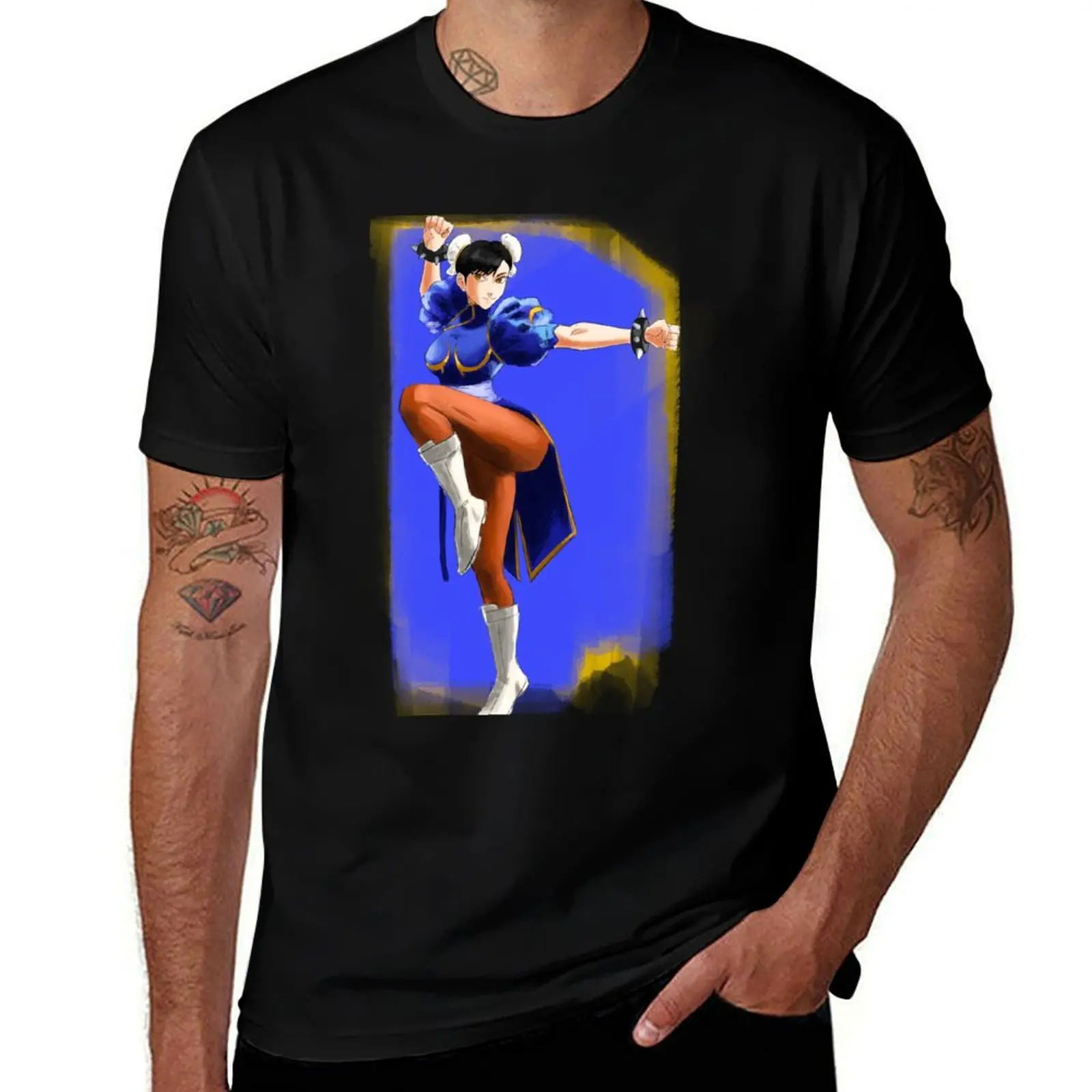 

Chun Li T-Shirt man t shirt luxury cotton t shirt pack T-Shirt