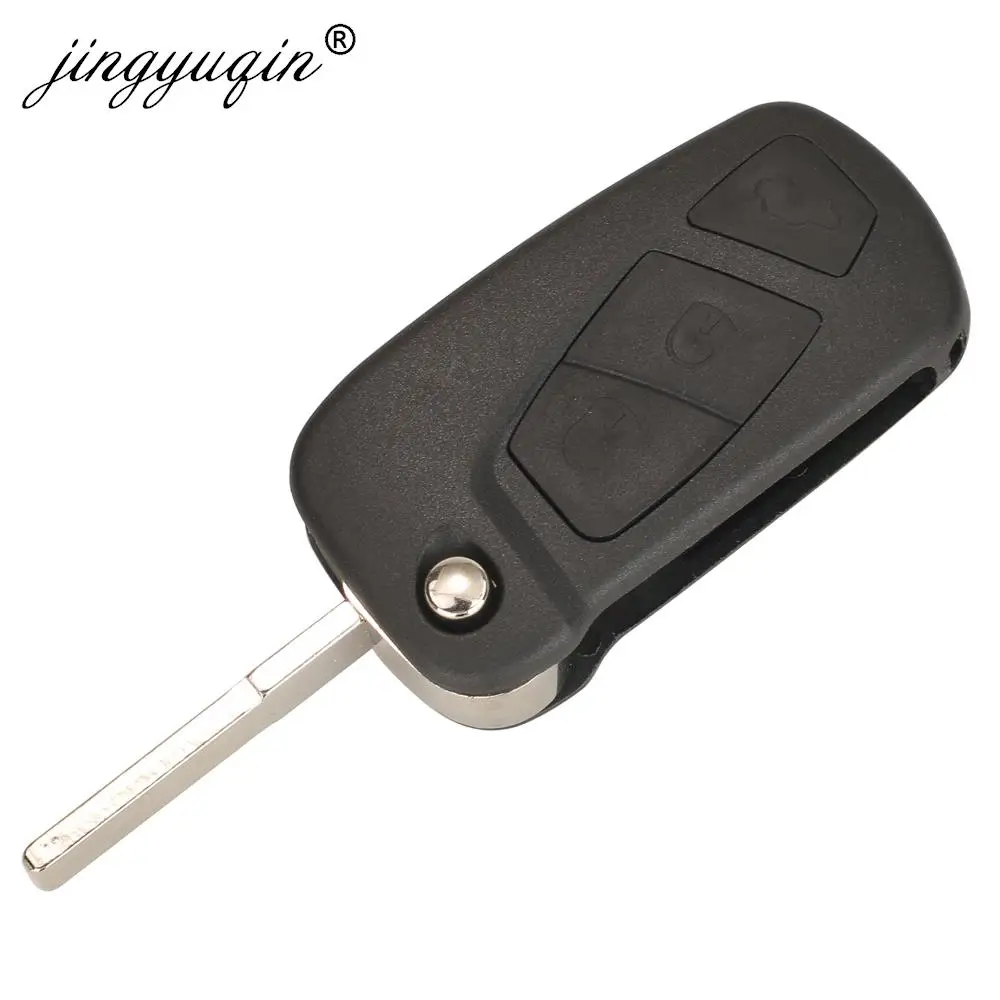 jingyuqin 1838586 433MHz ID46-PCF7946 Chip Flip Car Key For Ford KA 2008-2016 SIP22 3 Buttons Remote Folding Key Control Fob