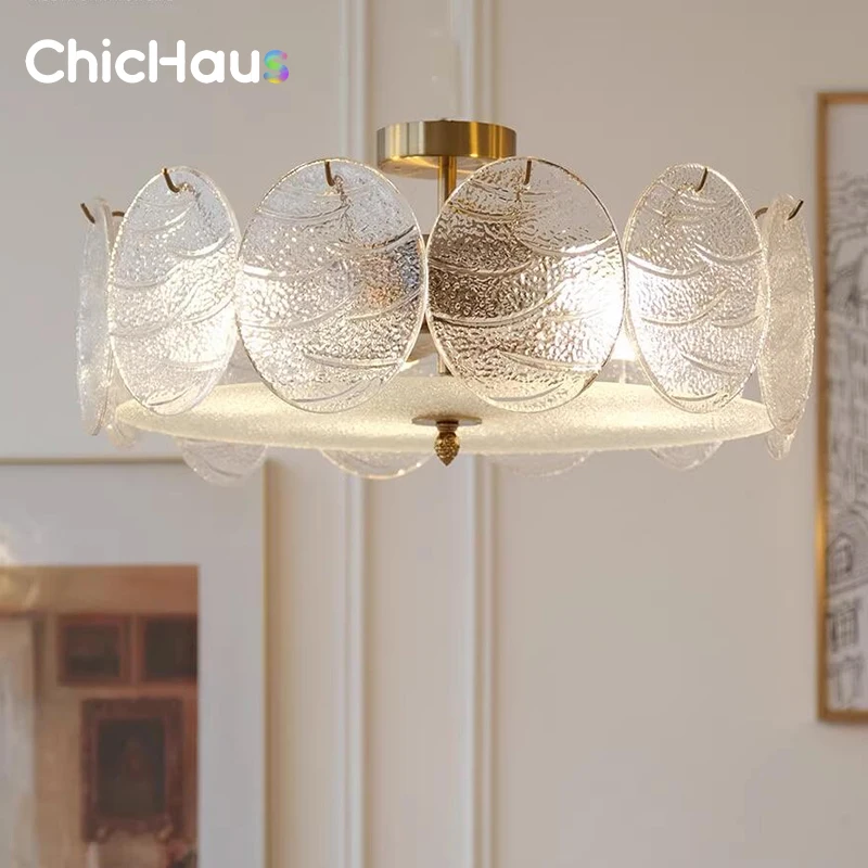 Candelabro de cristal moderno Vintage nórdico, luces Led para electrodomésticos, lámparas colgantes para comedor, Lustres sobre mesa de comedor