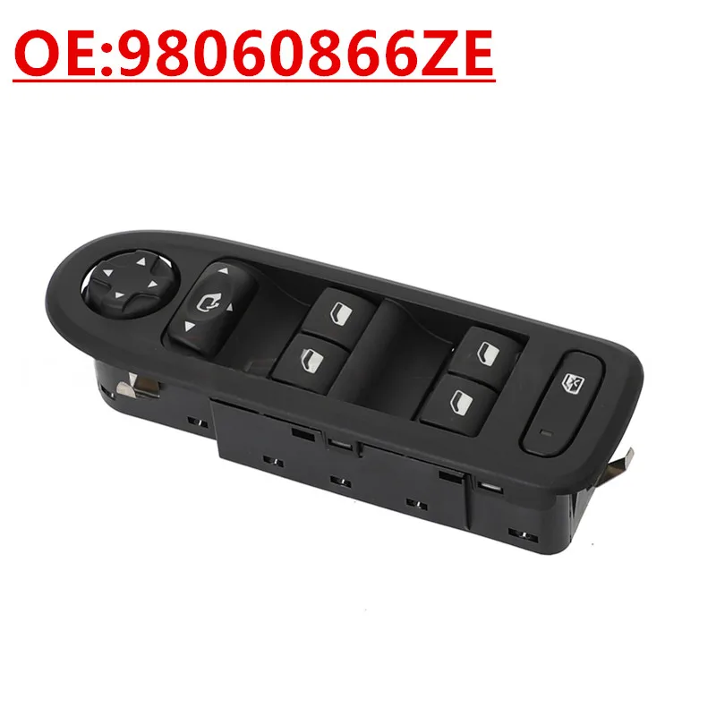 

OE: 98060866ZE Подходит для автомобиля Peugeot 408 со складным переключателем подъема стекла, переключателем стеклоподъемника