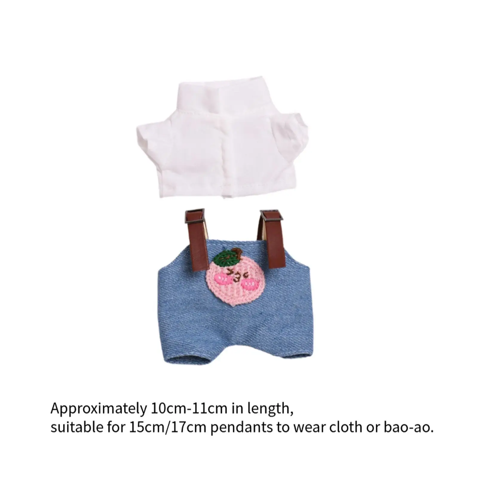 Doll Clothes Set, Doll Costume Outfits, Comfortable Dress up Clothing, Doll Clothes Doll Pants Outifits for 17cm Doll