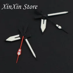 Black Watches Pointers C3 Luminous Replacement Accessory Parts Fits For NH35 4R35 4R36 7S Automatic Movement Watch Hands