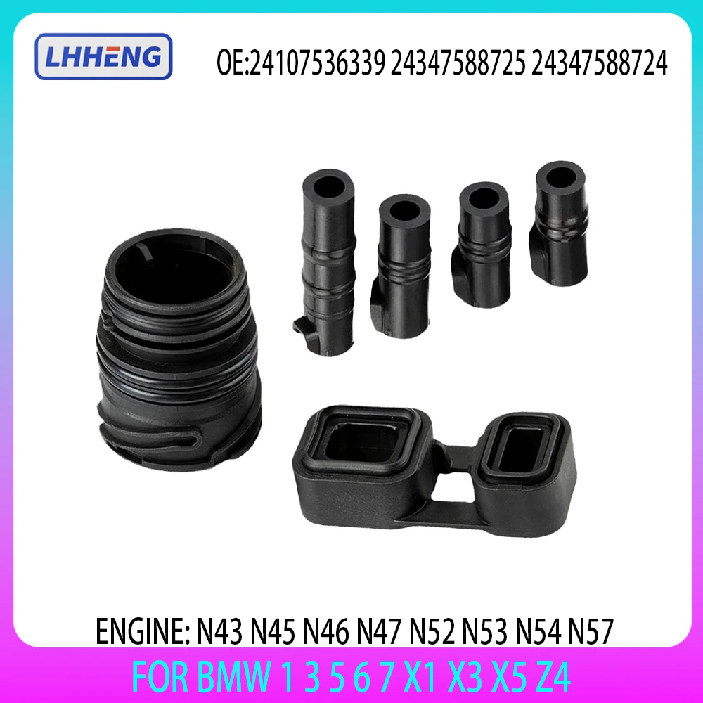 6PCS 6HP19 6HP21 Transmission Sealing tube Valve Body Sleeve Seal kit For BMW 1 3 5 6 7 X1 X3 X5 Z4 1.6L 2.0L 2.5L 3.0L 01-2013
