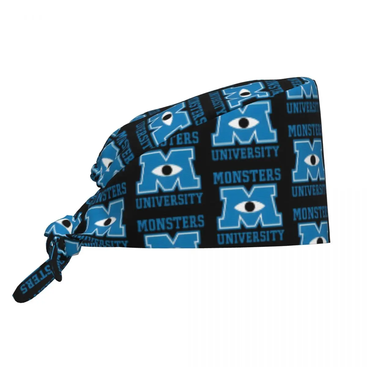 Custom Monsters University Logo Scrubs Cap Surgical Hats Women Men Operating Room Cap Nursing Cap Lab Works Hat