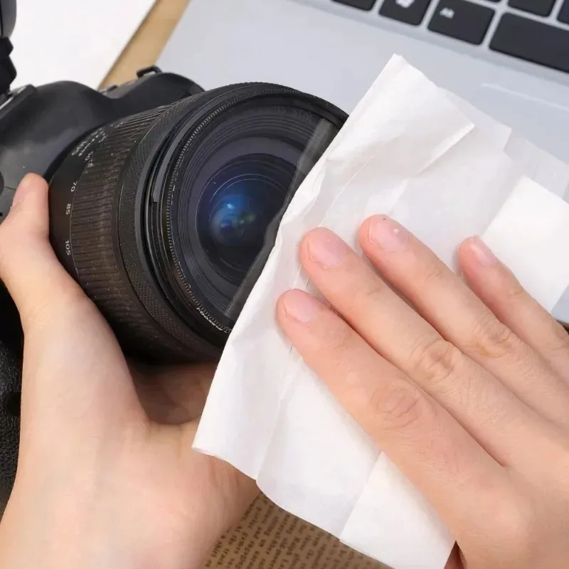 Camera Lens Cleaning Paper Anti-fog Wet Dry Cleaner Wipes for Glasses Projector Conputer Tablet Cell Phone Screen Cleaning Tools