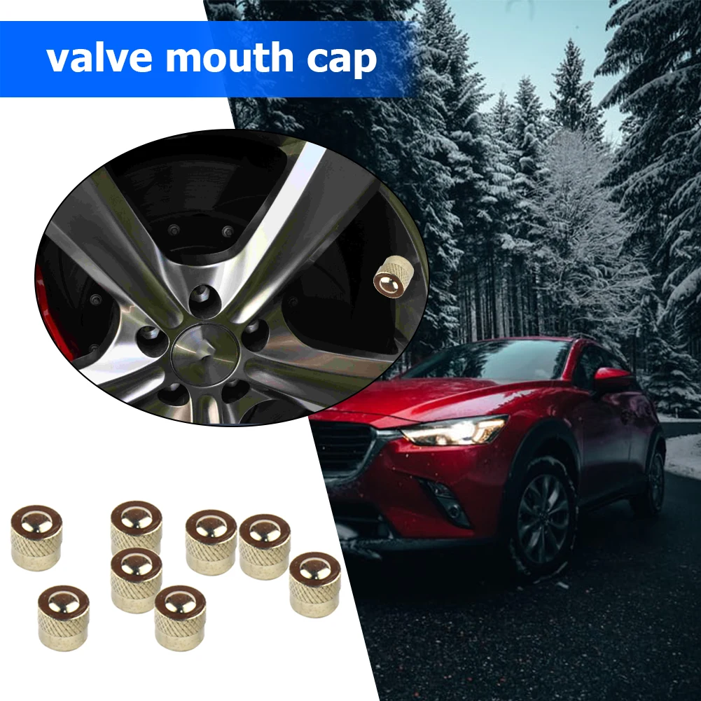 4-20PCS Metal Copper Car Wheel Tire Valve Stem Air Caps Auto Wheel Tyre Valve Caps Dustproof Covers Durable Tyre Valve Caps