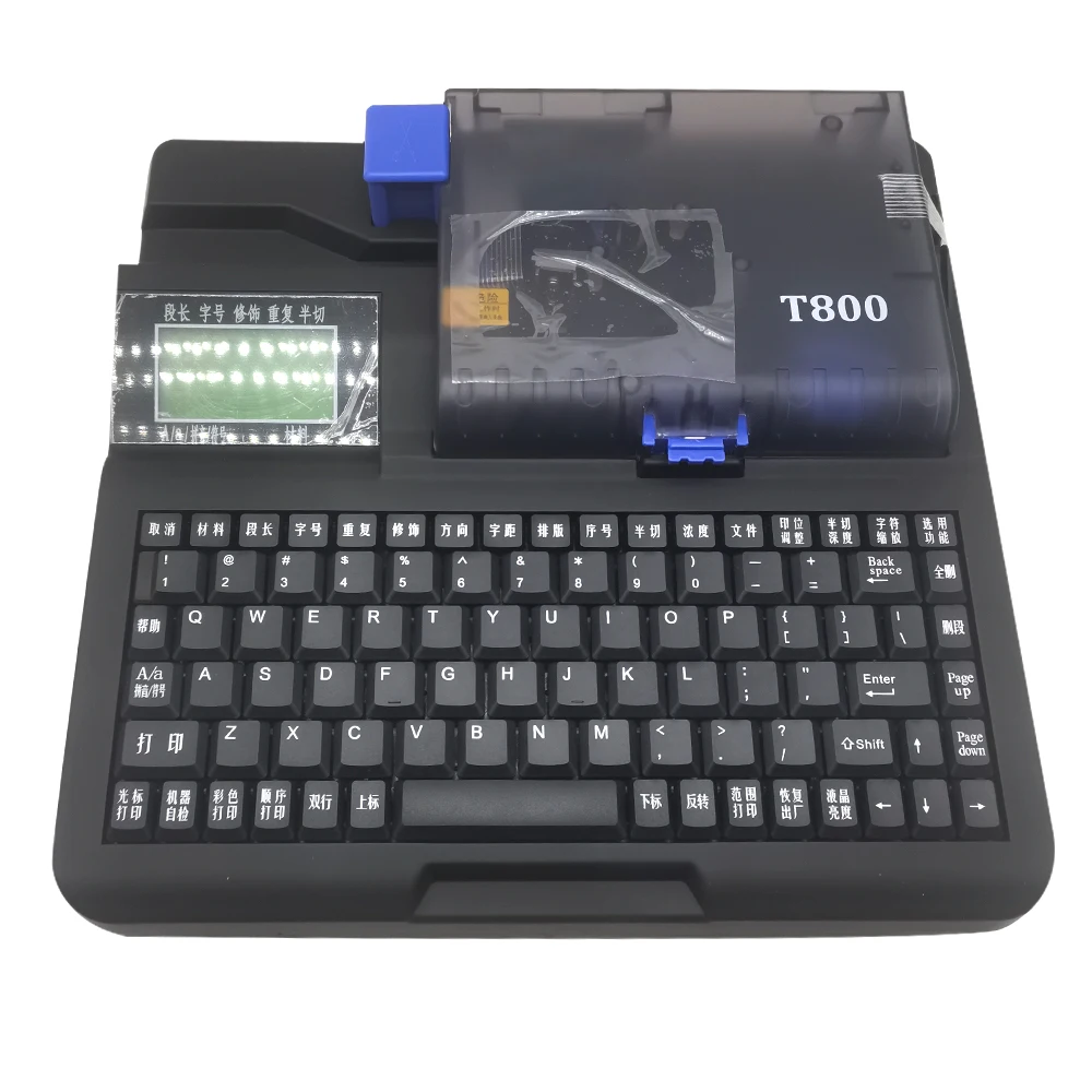 T900/T800 Wire numbering machine with computer function, number tube printer, heat shrink sleeve label coding machine