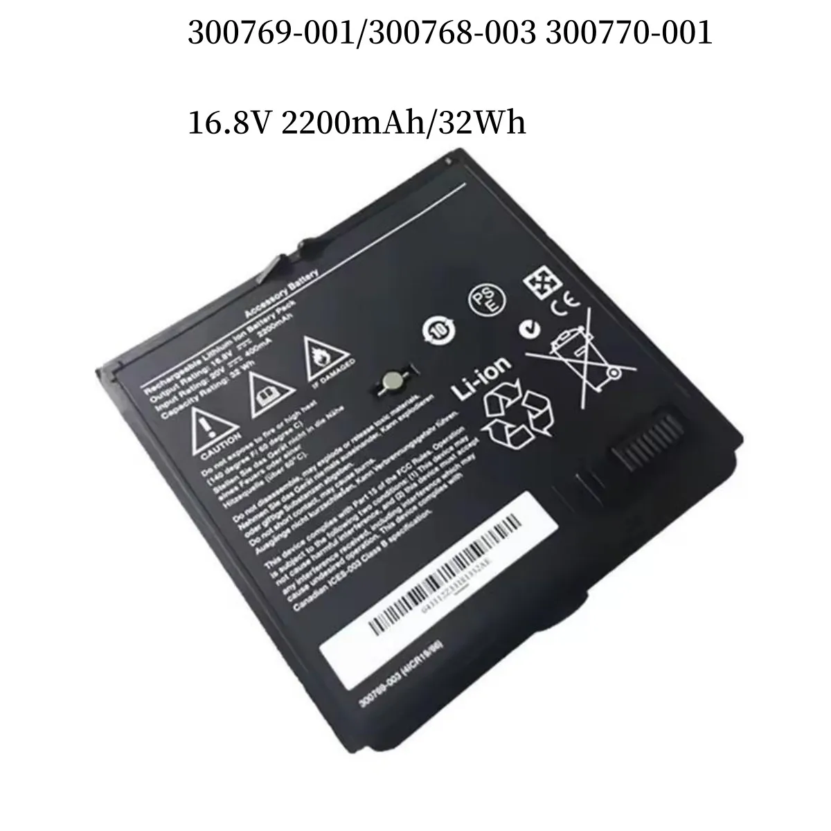 

New Replacement 16.8V 2200mAh/32Wh 300769-001/300768-003 300770-001 Battery For BOSE SoundDock SounDock SoundLink Air