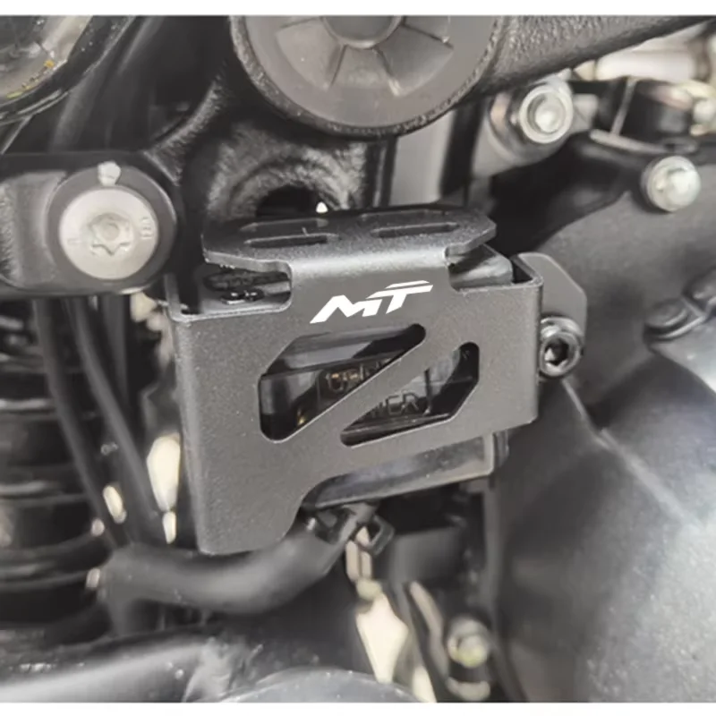 For CFMOTO 450MT MT450 CLC450 450CLC MT 450 CF MOTO Accessories Motorcycle CNC Rear Brake Fluid Reservoir Cover Guard Protection