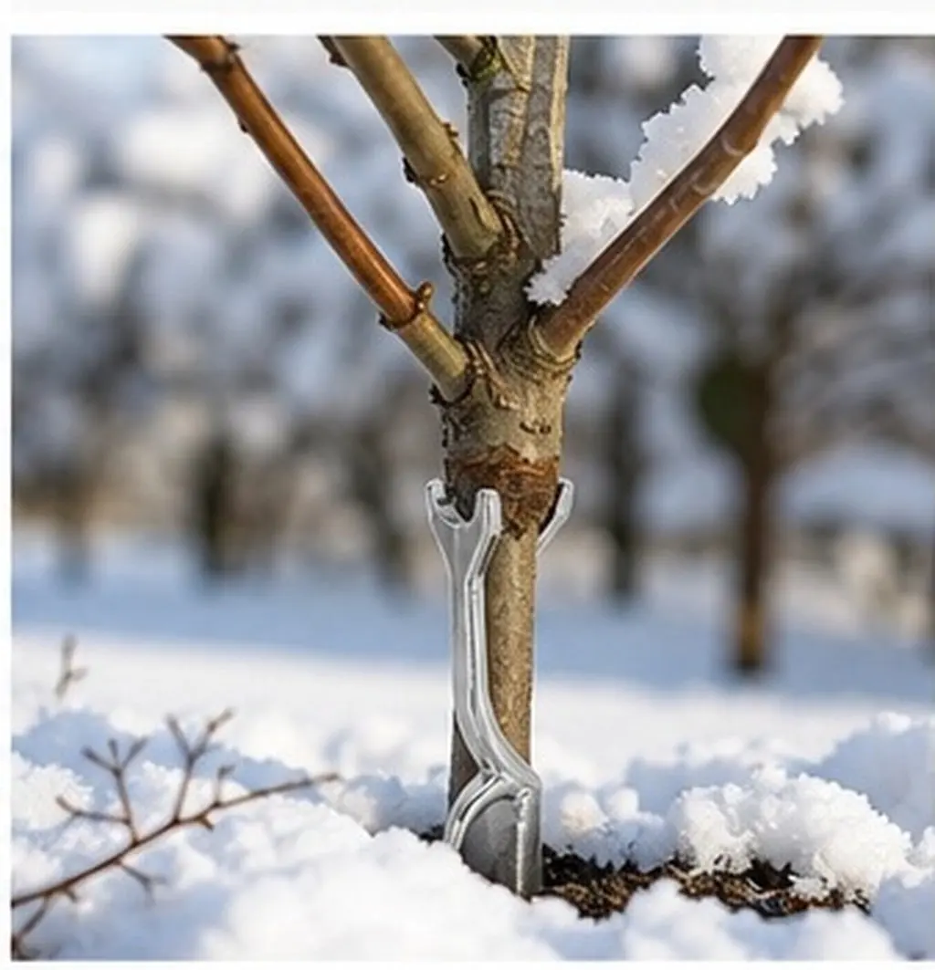4Pcs Fruit Tree Branch Support Crutch Metal Stabilizer Brace Prevent Snow Pressure Garden Orchard 0.9 Inch Inner