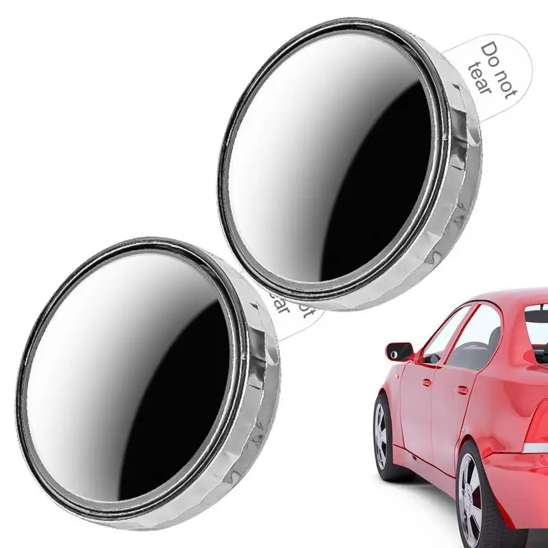 

Car Blind Spots Mirror Auto Rearview Mirror Auxiliary Suction Cup 360 Wide Angle Round Side Rear View Convex Mirror Adjustable