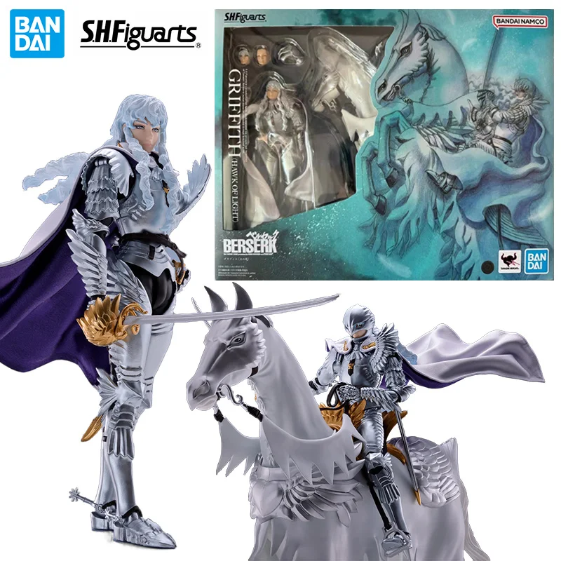 

Bandai Namco S.h.figuarts Griffith Hawk of Light Berserk 16Cm Anime Original Action Figure Model Kit Toy Gift Collection