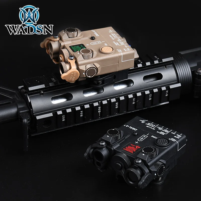 

WADSN DBAL-A2 Dual Beam Green BLue Laser Sight Aim NO IR Tactical Flashlight Strobe Outdoor Hunting Field Fit Picatinny Rail