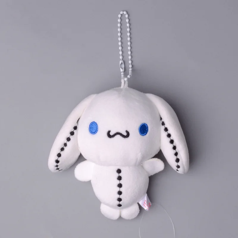 Sanrio Hello Kitty Bad Badtz Maru Cinnamoroll My Melody Pom Purin Cute Plush Doll Keychain Kawaii Stitch Monster Toy Kid Pendant