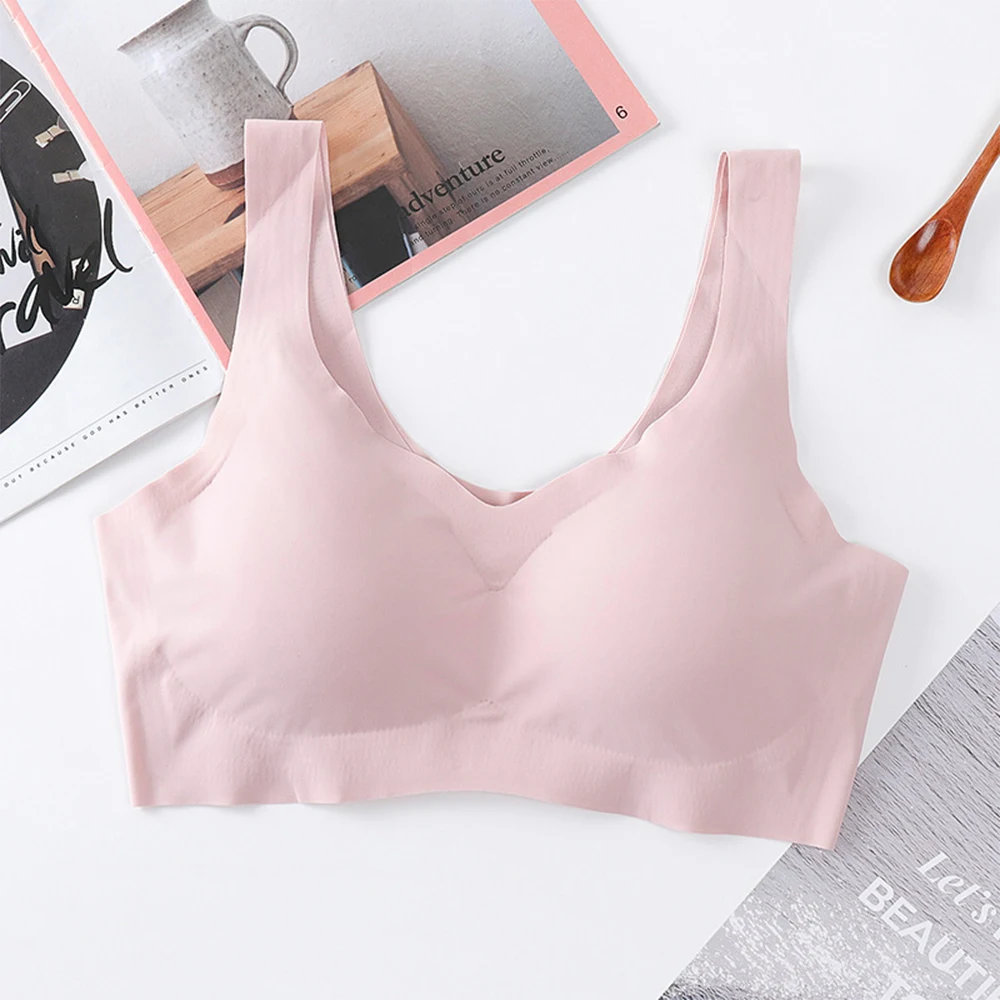 Bralette Deportivo Mujer Sin Costuras Acolchado