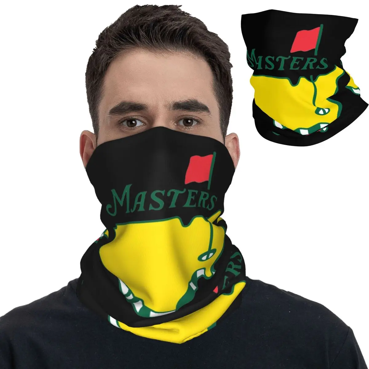 Masters Tournament Bandana Neck Gaiter Sports Wrap Scarf Multi-use Cycling Scarf Outdoor Sports for Men Women Adult Breathable