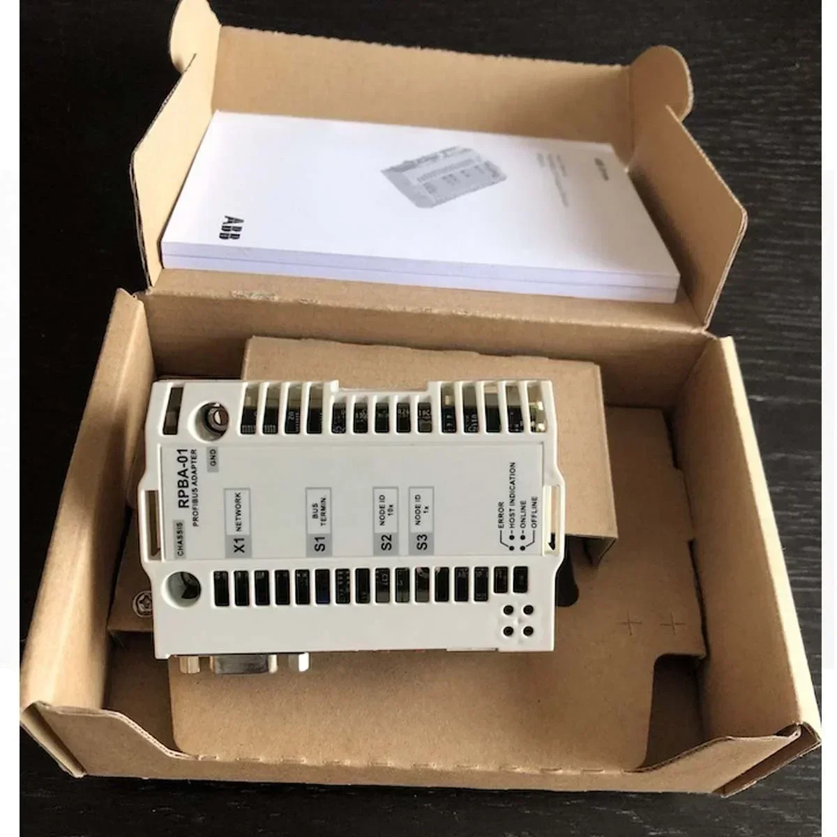 PROFIBUS DP adapter module FPBA-01 RPBA-01 -40----+125 Deg C  DRIVES, CONVERTERS AND INVERTERS Original 100%